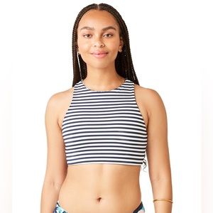 Carve Designs Sanitas Striped Reversible Women’s bathing suit Top